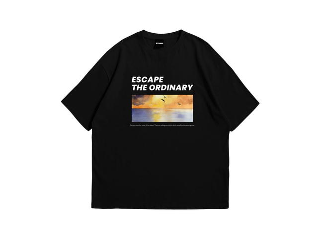 Myyoungs Myyoungs Escape The Ordinary Oversized T-Shirt Black - view 1