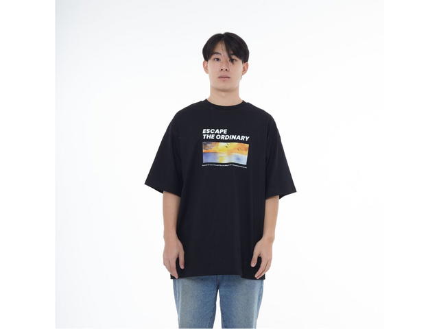 Myyoungs Myyoungs Escape The Ordinary Oversized T-Shirt Black - view 2