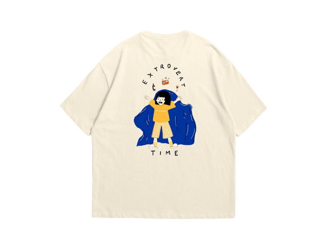 Myyoungs Myyoungs Extrovert Oversized T-Shirt Cream - view 2