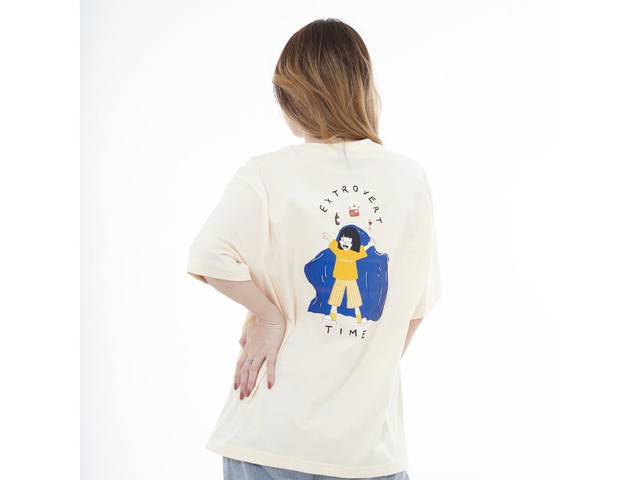 Myyoungs Myyoungs Extrovert Oversized T-Shirt Cream - view 4