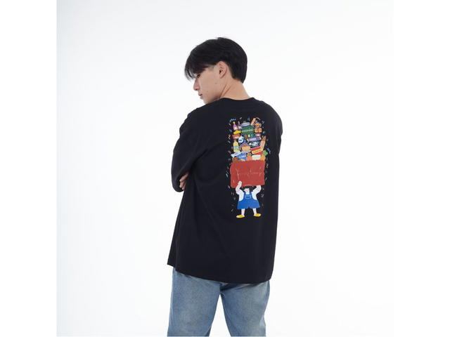 Myyoungs Myyoungs Grocery Oversized T-Shirt Black - view 4