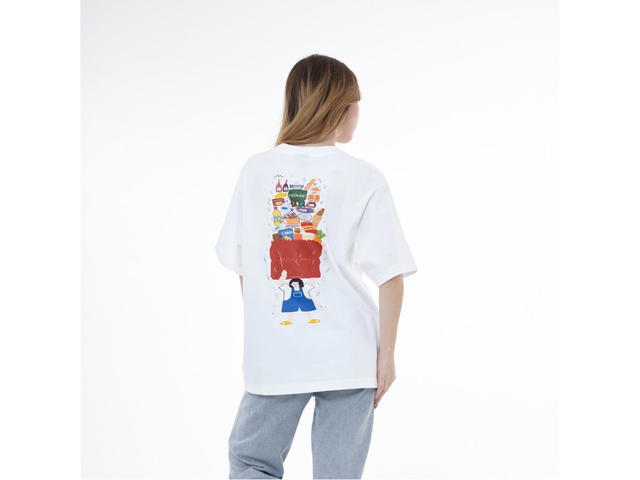 Myyoungs Myyoungs Grocery Oversized T-Shirt White - view 4