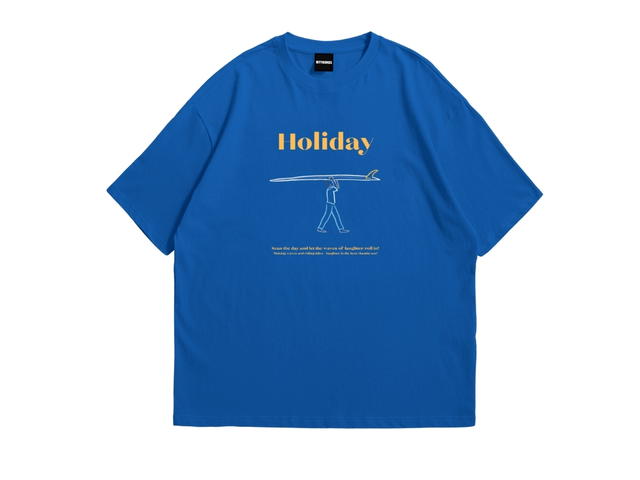 Myyoungs Myyoungs Holiday Oversized T-Shirt Blue - view 1