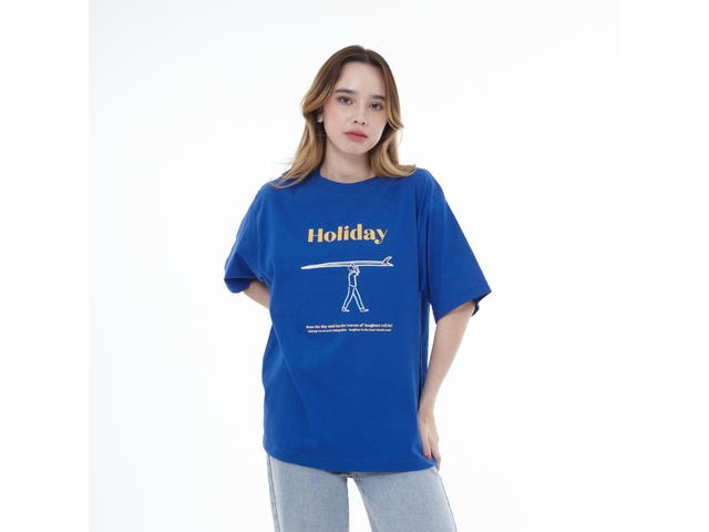 Myyoungs Myyoungs Holiday Oversized T-Shirt Blue - view 2