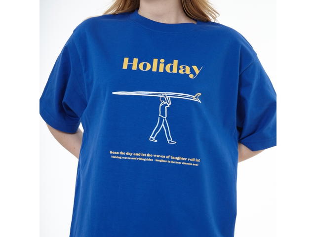 Myyoungs Myyoungs Holiday Oversized T-Shirt Blue - view 3