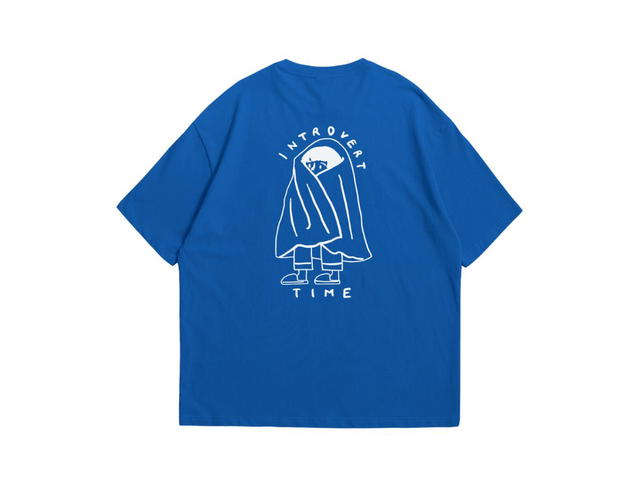 Myyoungs Myyoungs Introvert Oversized T-Shirt Blue - view 2