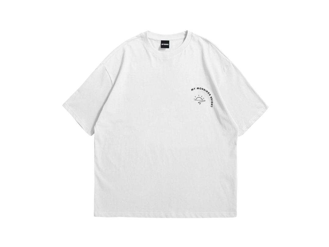 Myyoungs Myyoungs Mornings Bright Oversized T-Shirt White