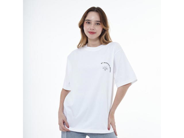 Myyoungs Myyoungs Mornings Bright Oversized T-Shirt White - view 2