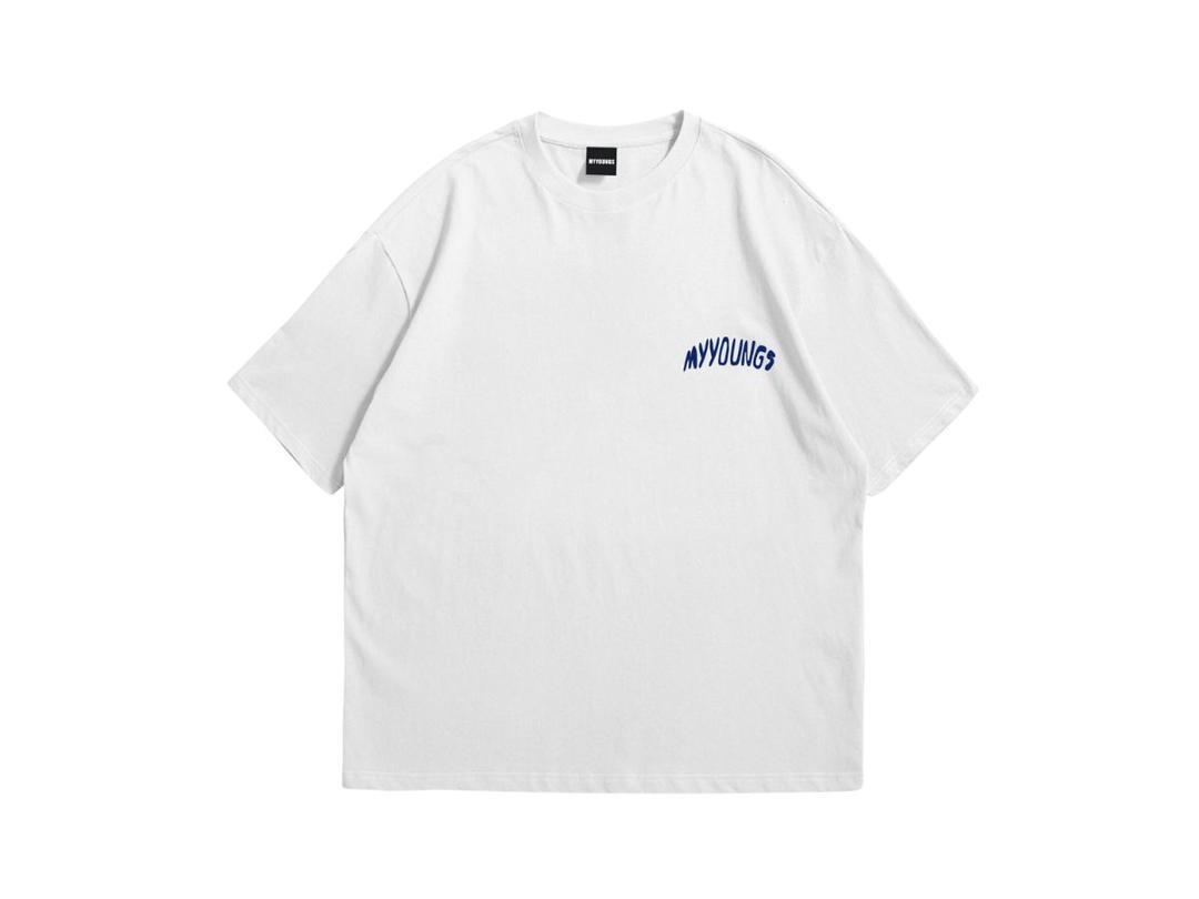 Myyoungs Myyoungs My Face Oversized T-Shirt White
