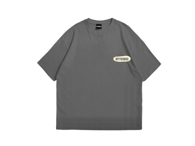 Myyoungs Myyoungs My Youth Is Yours Oversized T-Shirt Charcoal - view 2