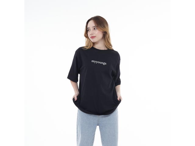Myyoungs Myyoungs Oversized T-Shirt Black - view 2