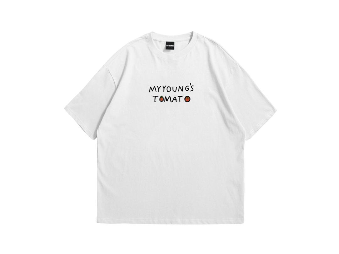 Myyoungs Myyoungs Tomato Oversized T-Shirt White