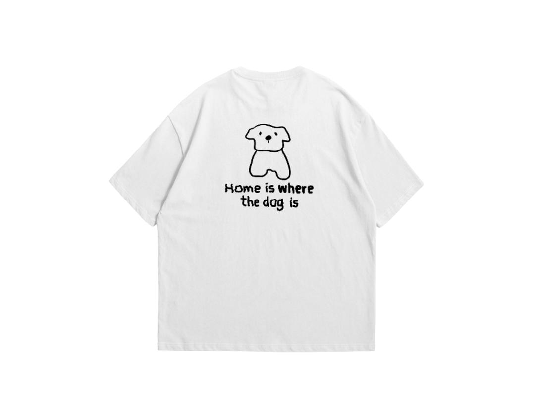 Myyoungs Myyoungs Lovely Dog Oversized T-Shirt White