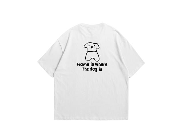 Myyoungs Myyoungs Lovely Dog Oversized T-Shirt White - view 1
