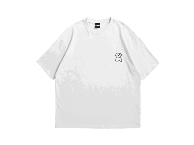 Myyoungs Myyoungs Lovely Dog Oversized T-Shirt White - view 2