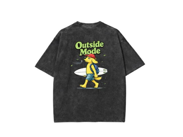 Myyoungs Myyoungs Outside Black Washed Oversized T-Shirt - view 1
