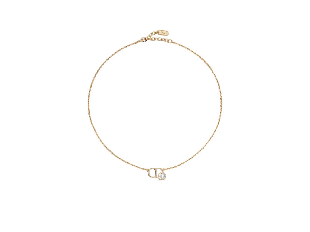 Dior Dior CD Garden Necklace Gold And Mother-Of-Pearl
