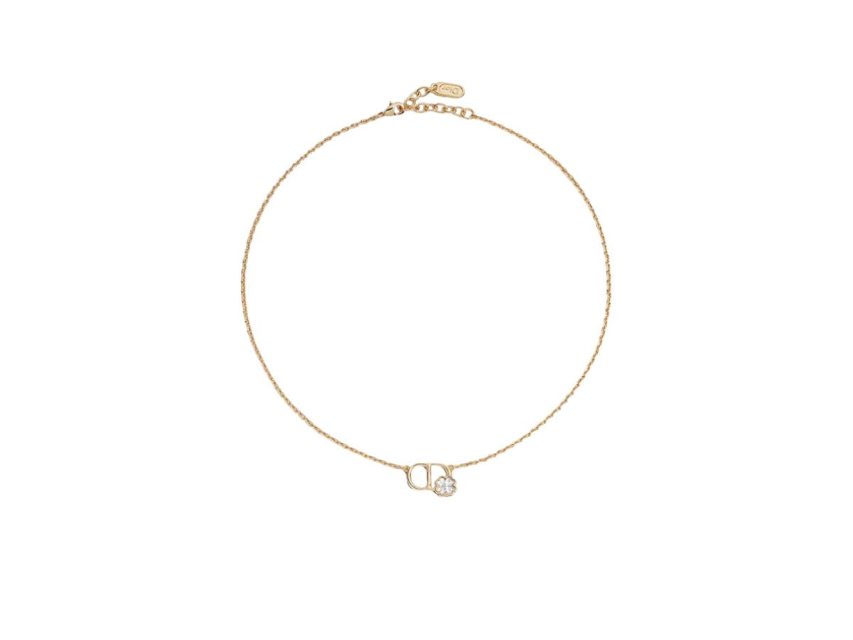 Dior Dior CD Garden Necklace Gold And Mother-Of-Pearl