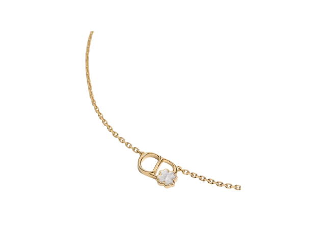 Dior Dior CD Garden Necklace Gold And Mother-Of-Pearl - view 2