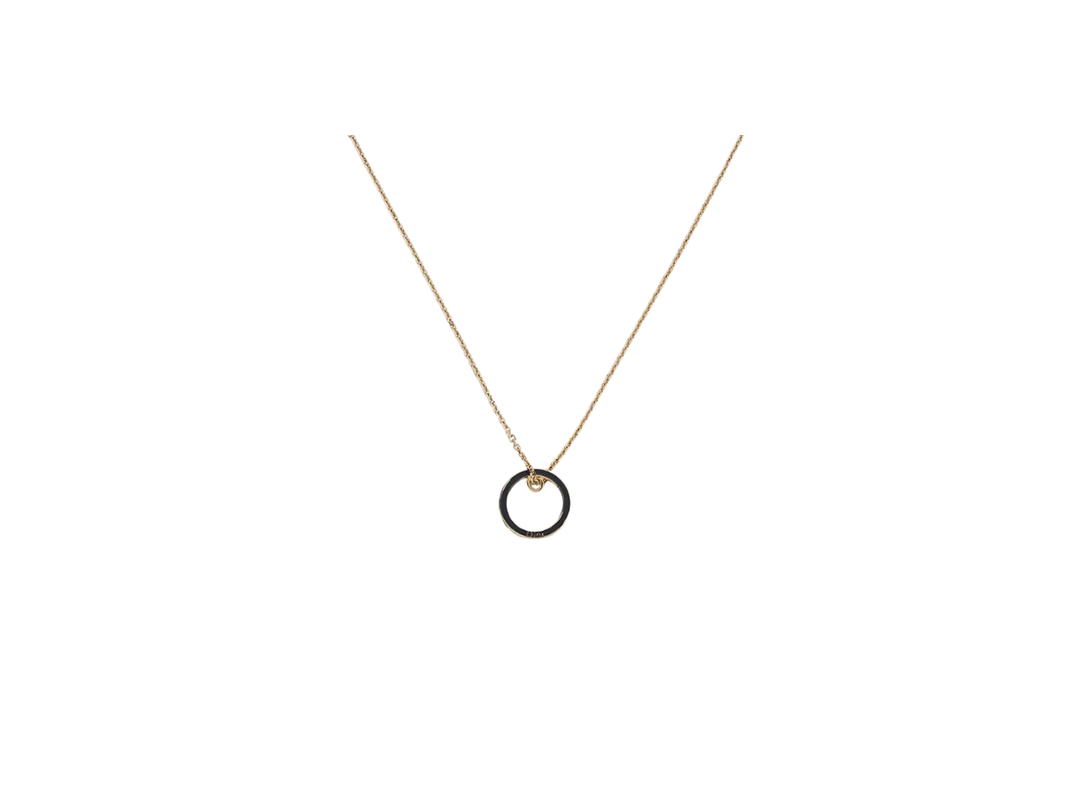 Dior Dior Night Code Necklace Gold-Finish Black