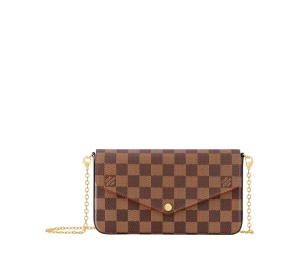 Buy Louis Vuitton Félicie Pochette Brown Cerise Red at Sasom – Authentic and Ready to Ship