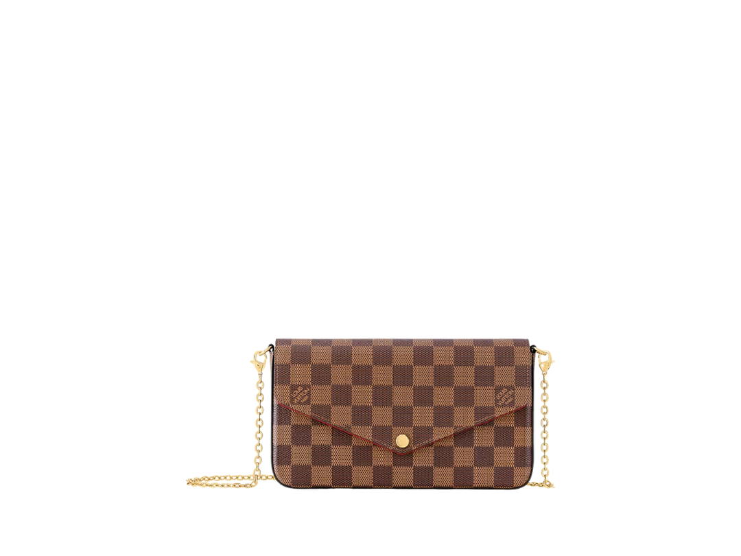 Louis Vuitton Louis Vuitton Félicie Pochette Brown Cerise Red