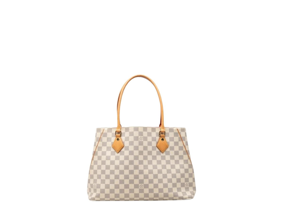 Louis Vuitton Louis Vuitton Calvi Tote Bag Damier Azur White Pink