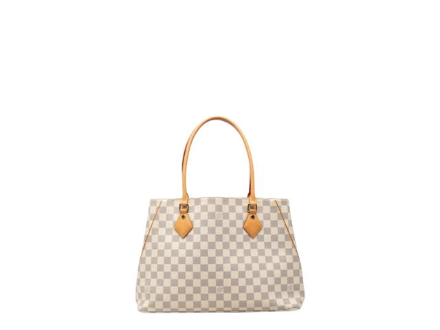 Louis Vuitton Louis Vuitton Calvi Tote Bag Damier Azur White Pink - view 1