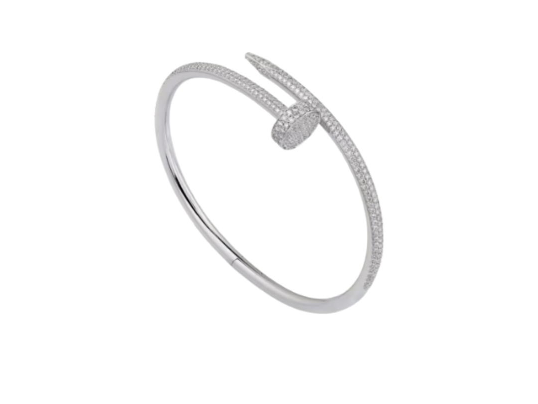Cartier Cartier Juste Un Clou Bracelet Classic Model Diamonds White Gold Diamond