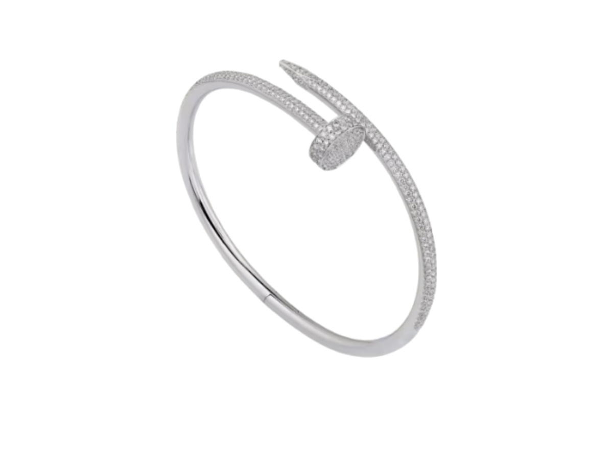 Cartier Cartier Juste Un Clou Bracelet Classic Model Diamonds White Gold Diamond