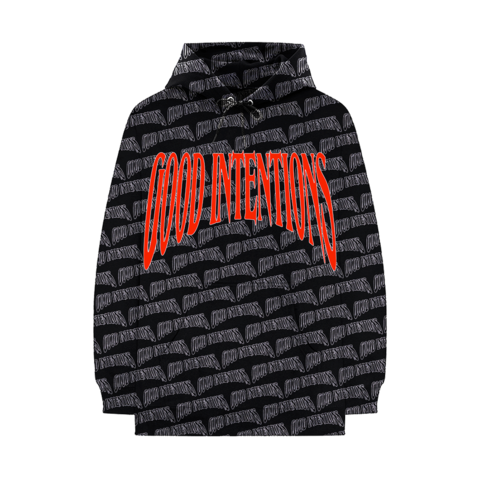 Nav Nav x Vlone All Over Hoodie Black - view 2