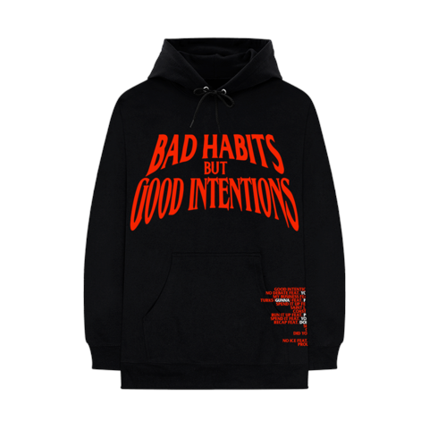 Nav Nav x Vlone Bad Habits Hoodie Black - view 1