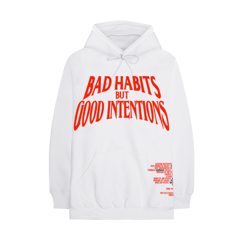 Nav Nav x Vlone Bad Habits Hoodie White - view 2