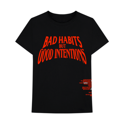 Nav Nav x Vlone Bad Habits Tee Black - view 2