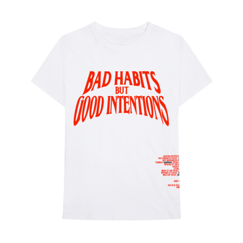 Nav Nav x Vlone Bad Habits Tee White - view 1