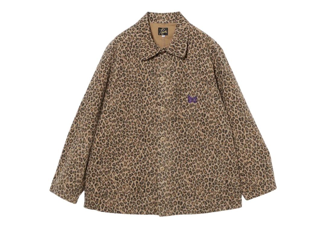 Needles Needles Brushed Sateen Coverall Leopard
