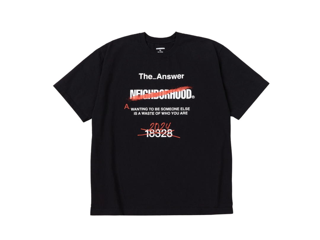 Neighborhood Neighborhood Nh.Tee Ss-13 Black