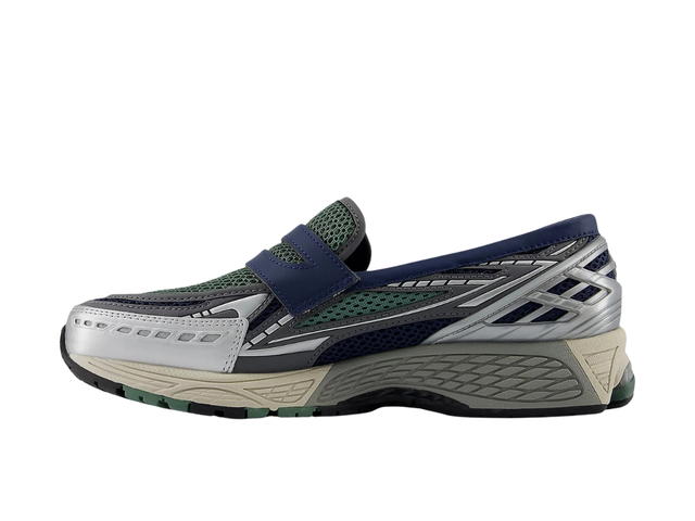 New Balance New Balance 1906L Loafer Silver Metallic with NB Navy and Dark Juniper - view 2