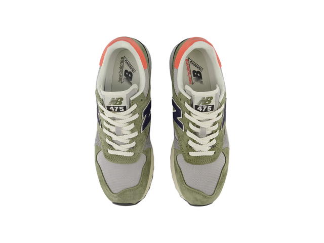 New Balance New Balance 475 Dark Olivine Raincloud Drift Red - view 4