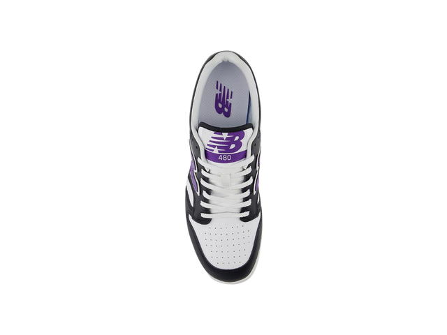 New Balance New Balance 480 Black White Purple - view 3