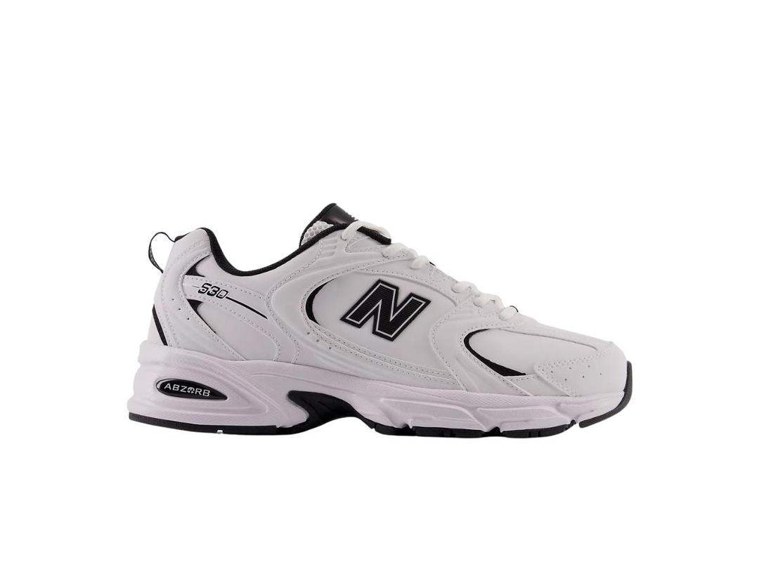 New Balance New Balance 530 White Black Leather