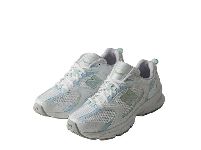 New Balance New Balance 530 White Light Chrome Blue Clay Ash - view 2