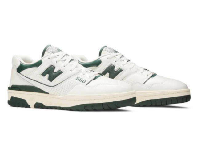 New Balance New Balance 550 Aime Leon Dore White Green - view 3