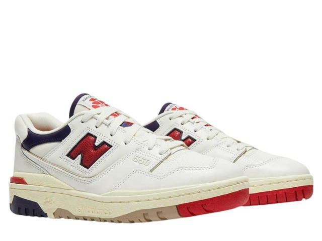 New Balance New Balance 550 Aime Leon Dore White Navy Red - view 3