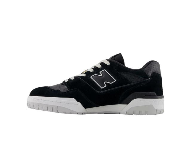 New Balance New Balance 550 Suede Perforated Leather Black White - view 3