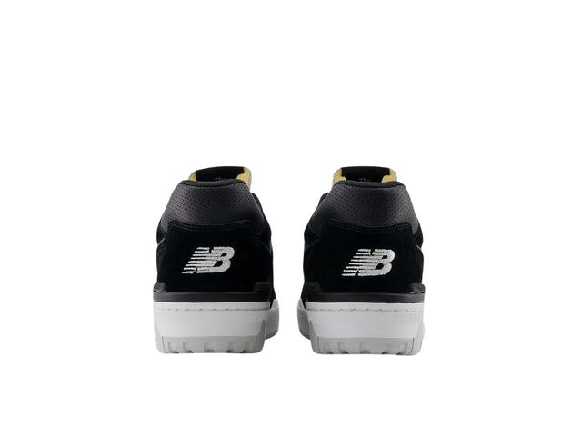 New Balance New Balance 550 Suede Perforated Leather Black White - view 5