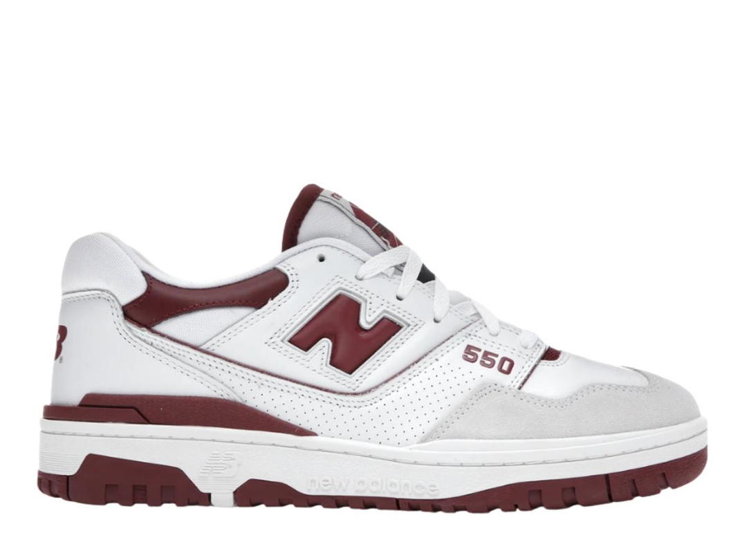 New Balance New Balance 550 Sea Salt Burgundy