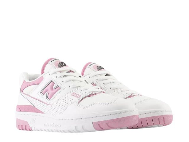 New Balance New Balance 550 White Bubblegum Pink (Women's) - view 3