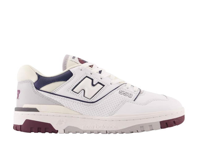 New Balance New Balance 550 White Natural Indigo Burgundy - view 1