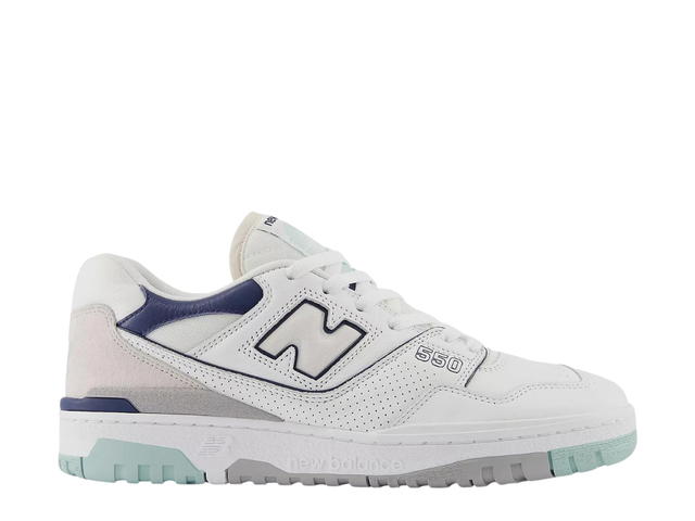 New Balance New Balance 550 White Winter Fog Navy - view 1